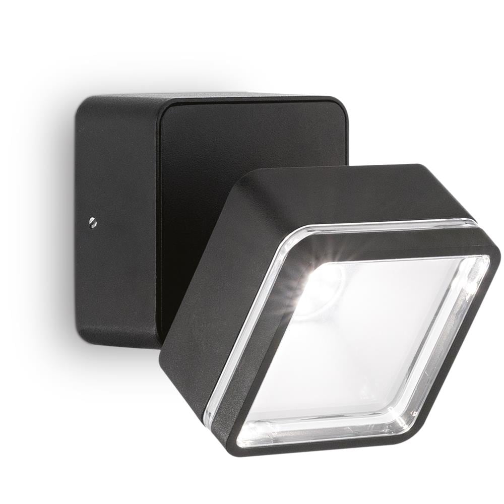 Omega Ap Square Nero 4000k Lampada Applique - 285535 - Foto 1