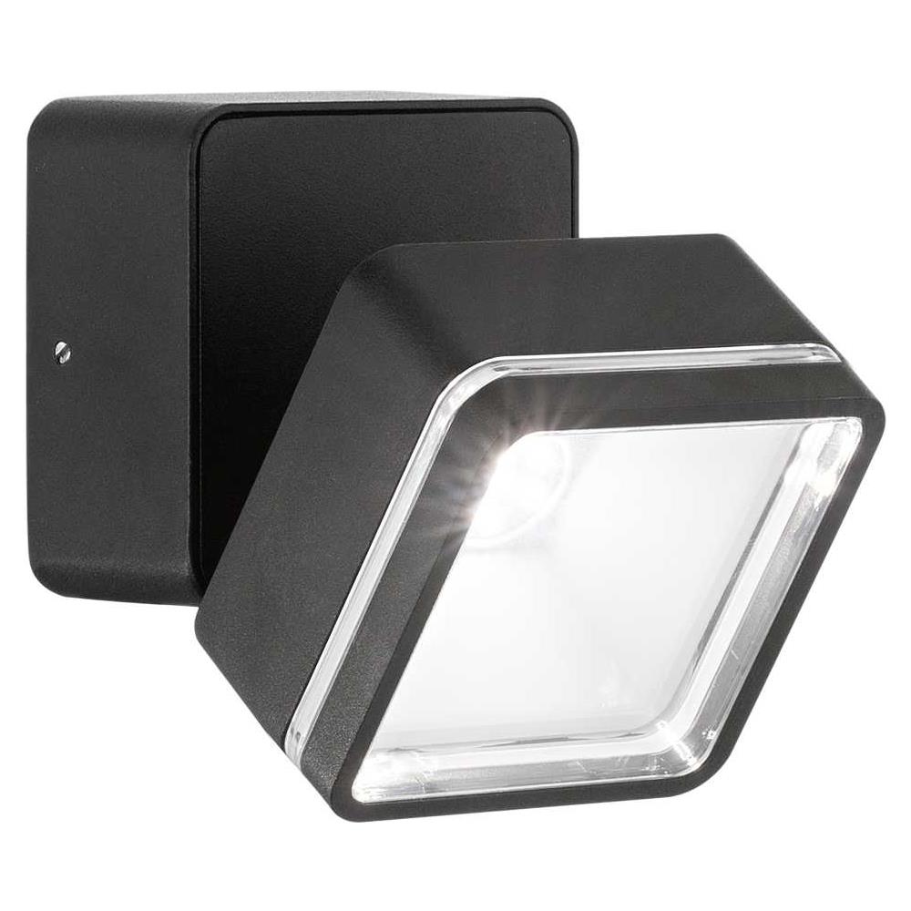 Omega Ap Square Nero 4000k Lampada Applique - 285535 - Foto 2