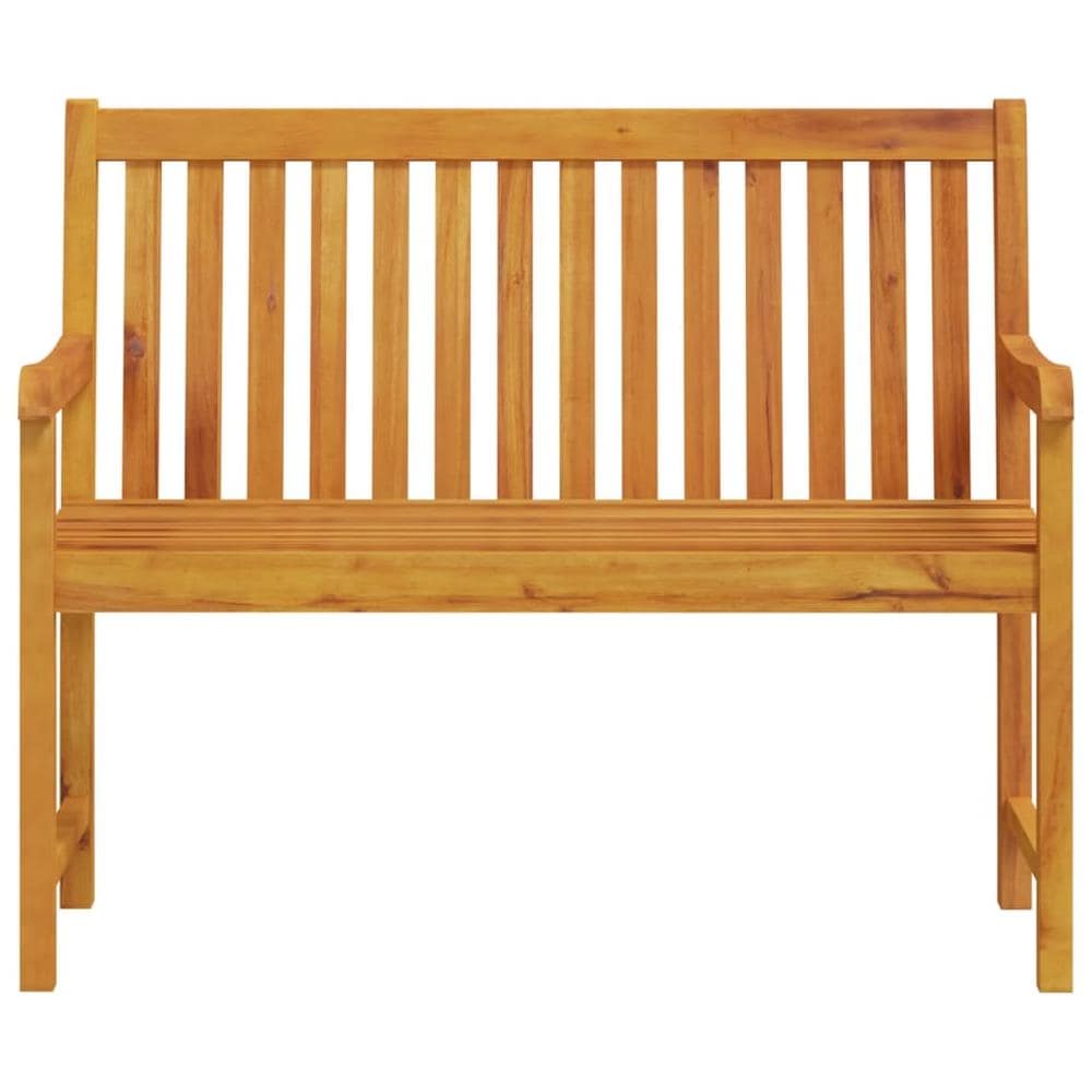 Panchina da Giardino 110 cm in Legno Massello d'Acacia - Foto 3