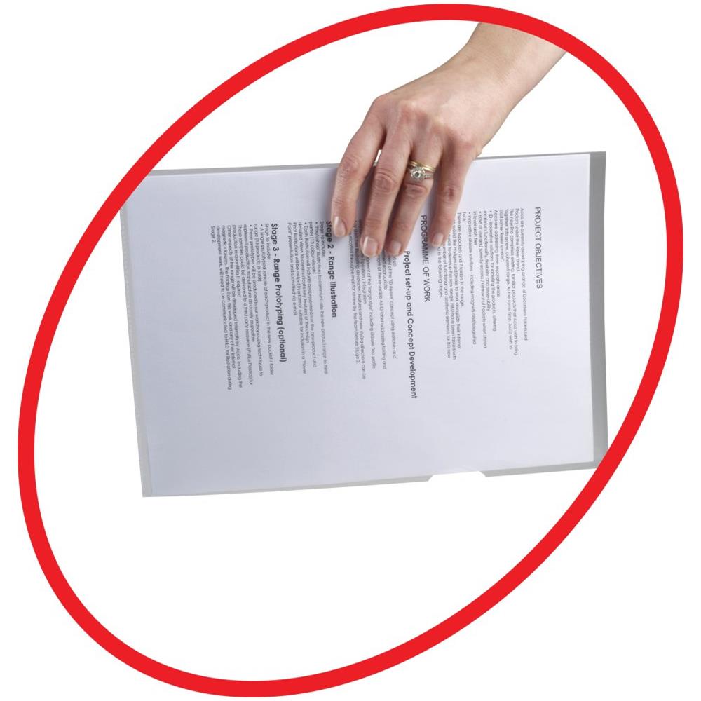 Anti Slip Buste A L In Pp Cm 21x29.7 A4 Trasparente Conf 25 Pz. - Foto 4