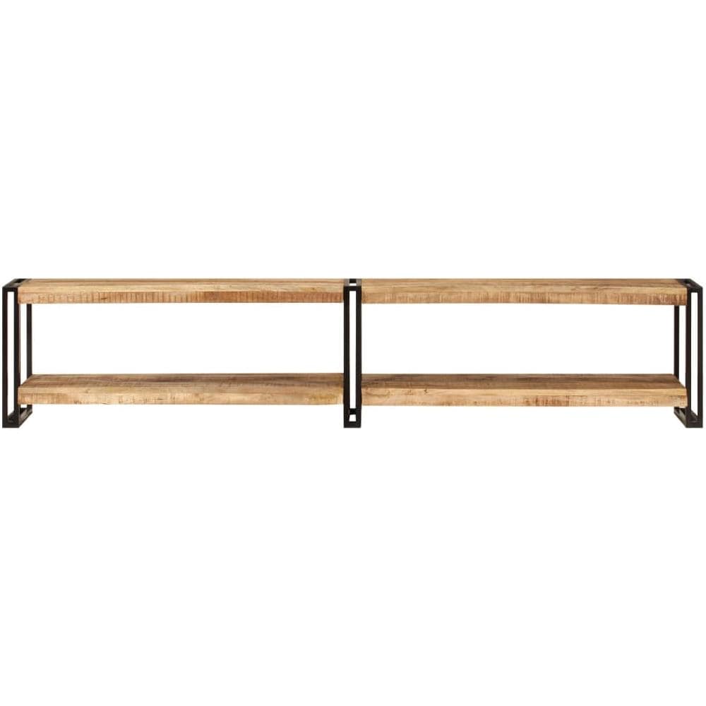 Mobile Porta Tv 200x30x40 Cm In Legno Massello Di Mango - Foto 2