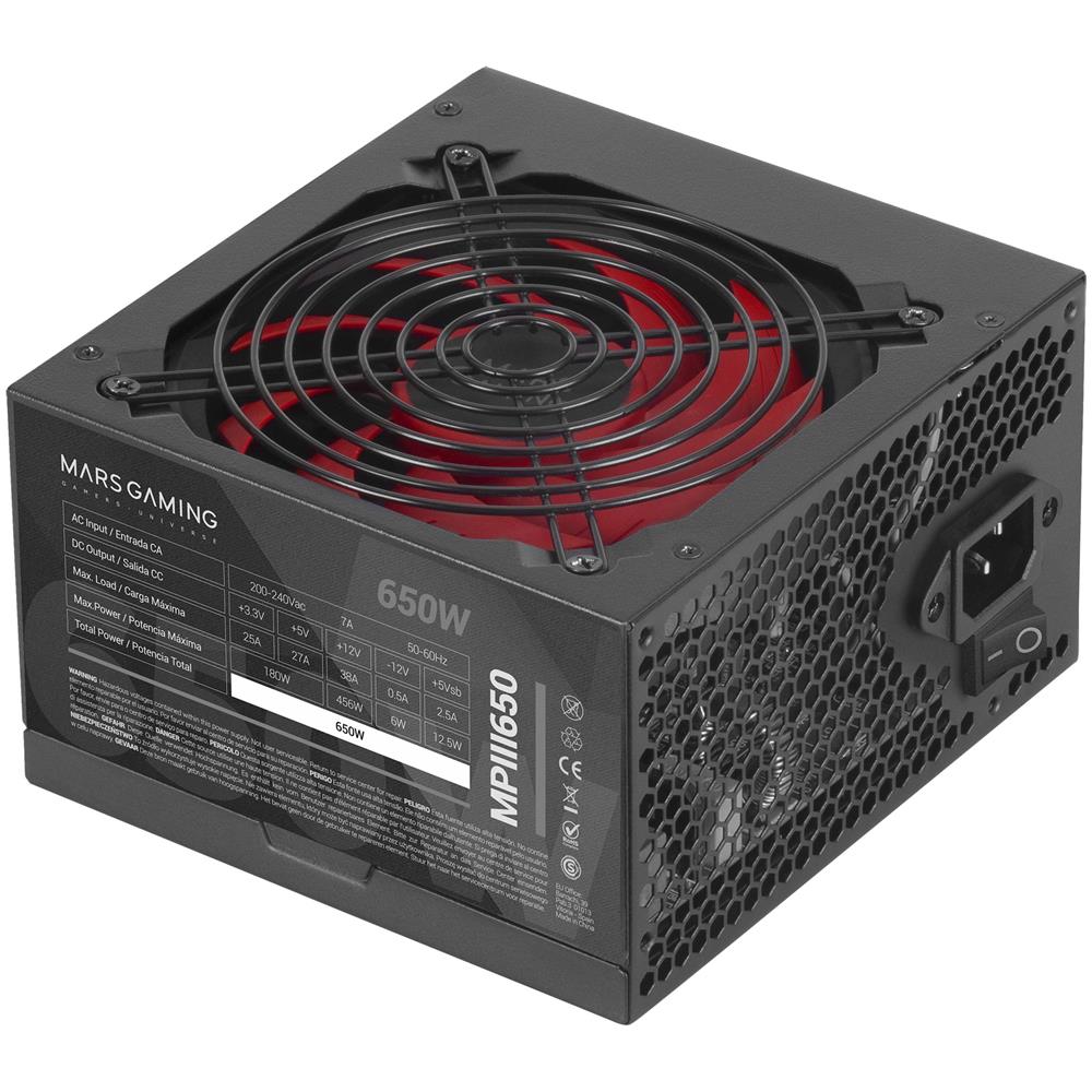 MPIII650 alimentatore per computer 650 W 20+4 pin ATX ATX Nero - Foto 1