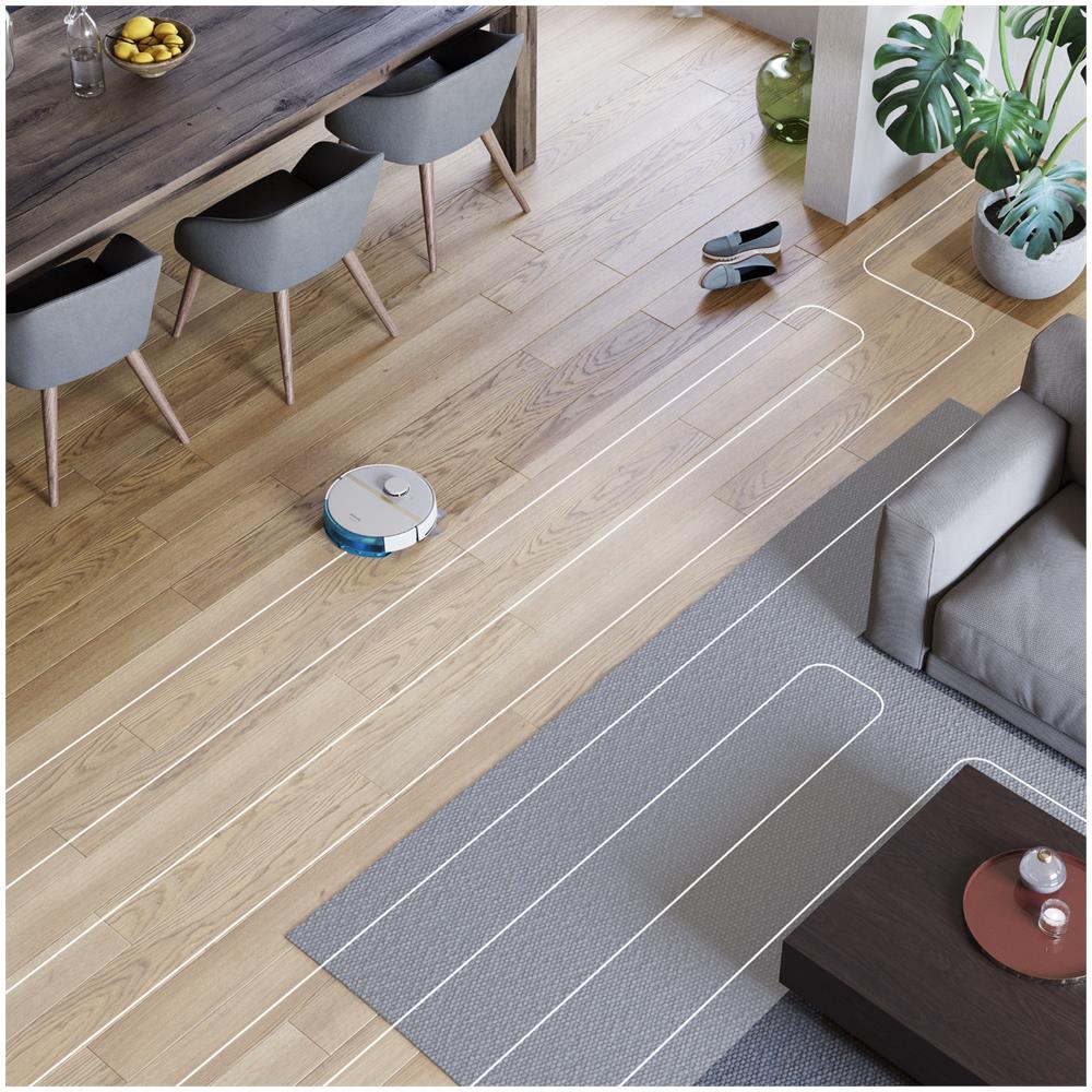 Robot Aspirapolvere e MOP HomeRun serie 7000 Aqua Wi-Fi Colore Oro / Bianco - Foto 2