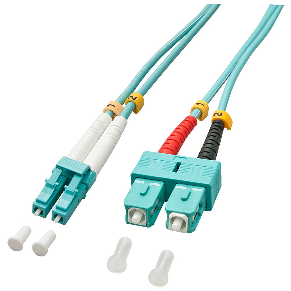 Cavo Fibra Ottica OM3 LC / SC - 50/125, 20m - Foto 1