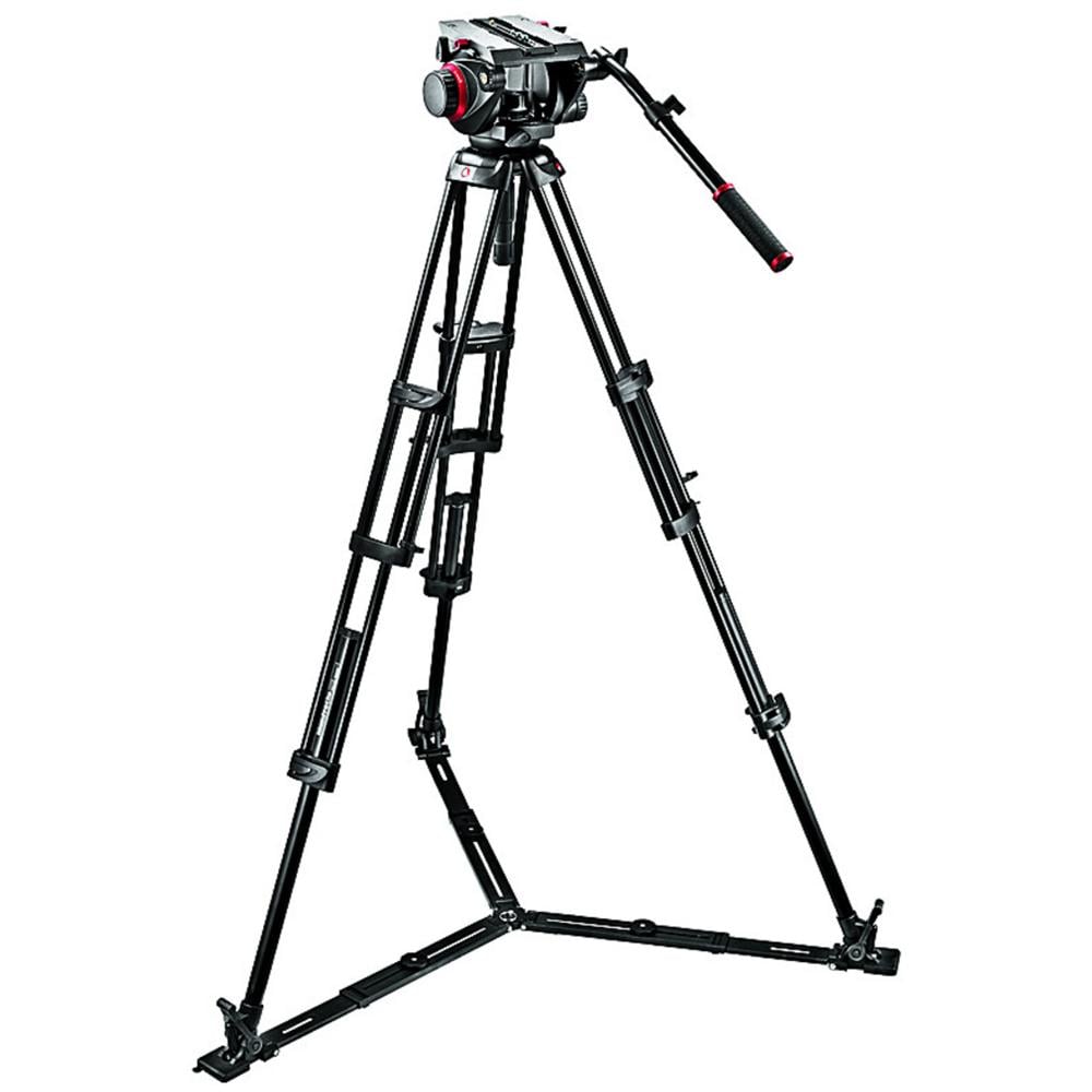 Treppiede con Base a Stella per Fotocamere Altezza Max 172 cm Nero 509HD545GBK - Foto 1