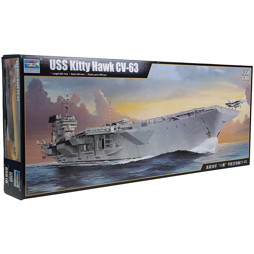 Trombettista 05.619 - Model Kit Uss Kitty Hawk Cv-63 - Foto 1