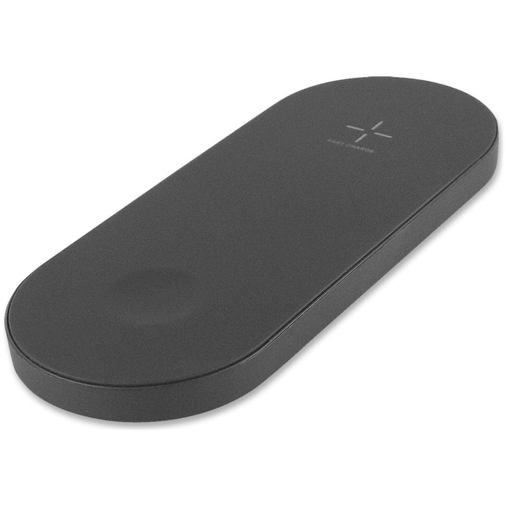Caricatore Wireless Qi 2 Posizioni Nero - Foto 1