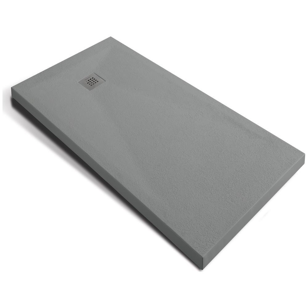 Piatto Doccia Mineral Marmo Resina Antiscivolo H3,5cm *** Misure : L100 X P70 X H3,5 Cm - Foto 1