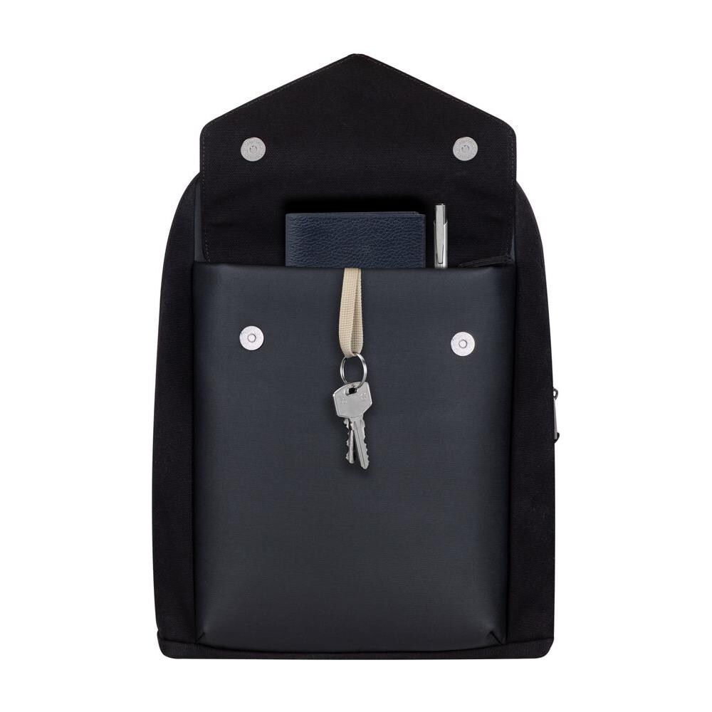 8524 black Canvas Urban backpack - Foto 2