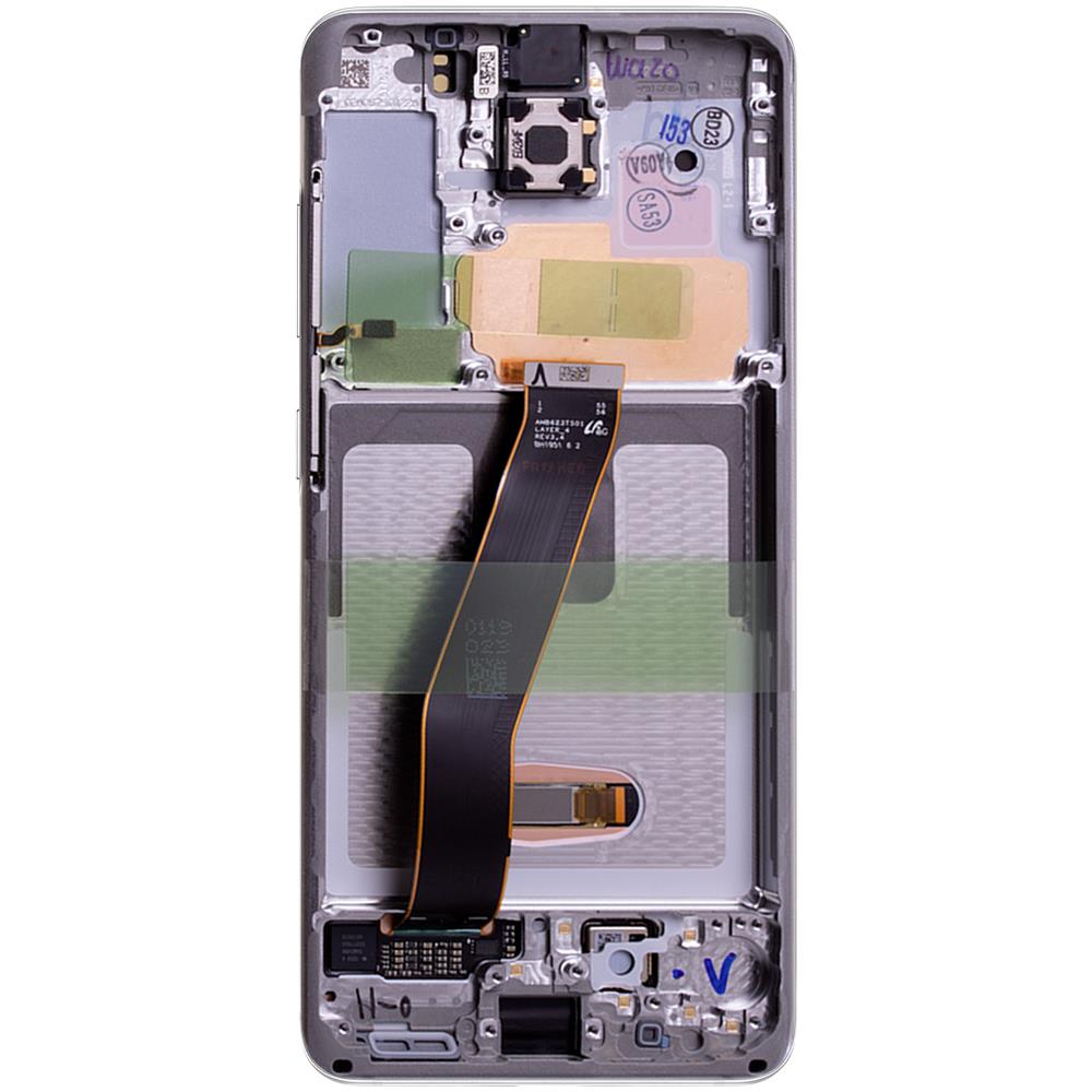 Schermo Lcd Originale Ricambio Completo Galaxy S20 Plus Bianco - Foto 2