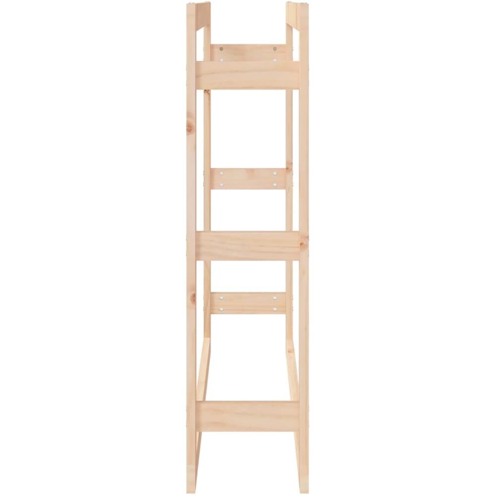 Portalegna 100x25x100 cm in Legno Massello di Pino - Foto 7