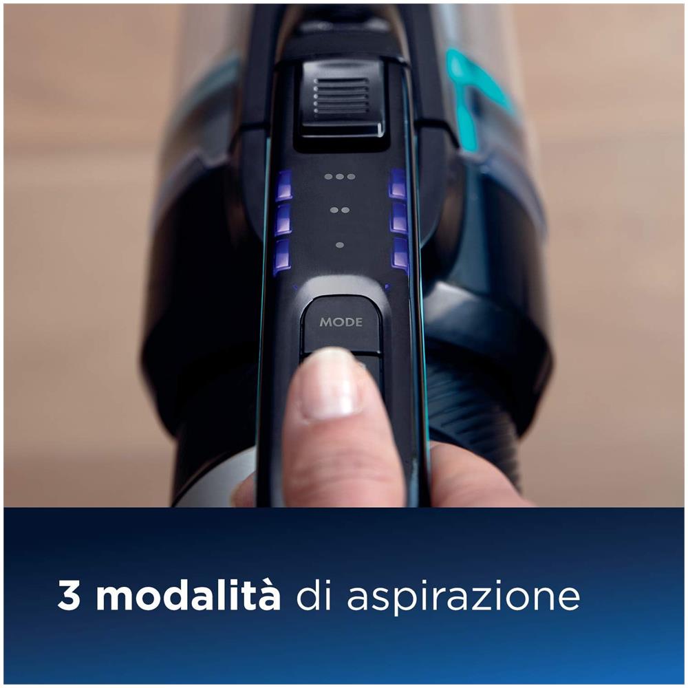 ICONA 21V Scopa Ricaricabile 2in1 Senza Sacco Potenza 44 W Colore Nero - Foto 5