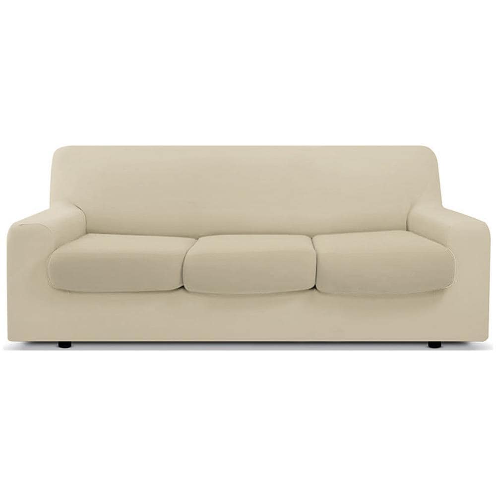 Copridivano Antimacchia Elasticizzato Protettivo Impermeabile Genius Tinta Unita 3 Posti Panna 1004 - Foto 1