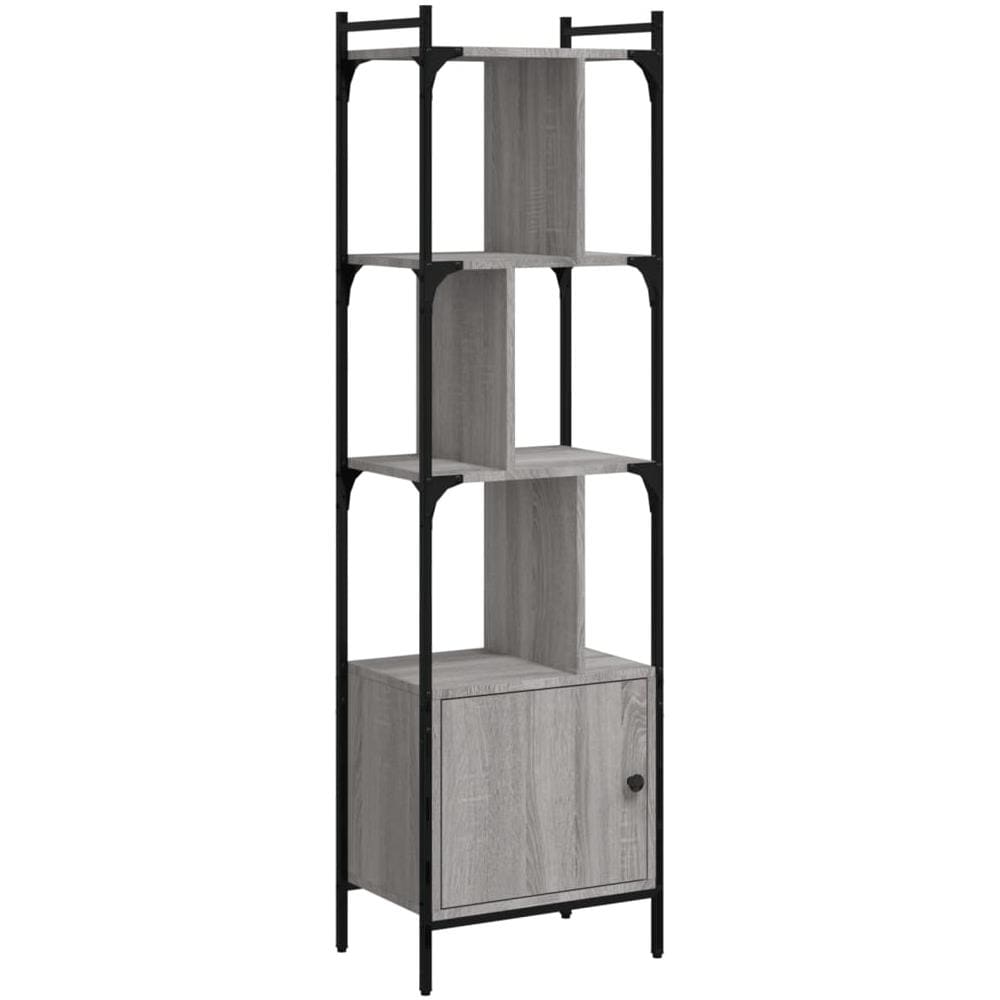 Libreria Anta Grigio Sonoma 44,5x30x154,5 Cm Legno Multistrato - Foto 2