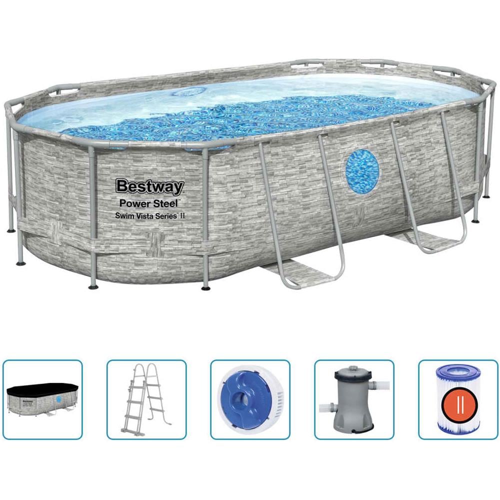 Set Piscina Power Steel 427x250x100 Cm - Foto 1