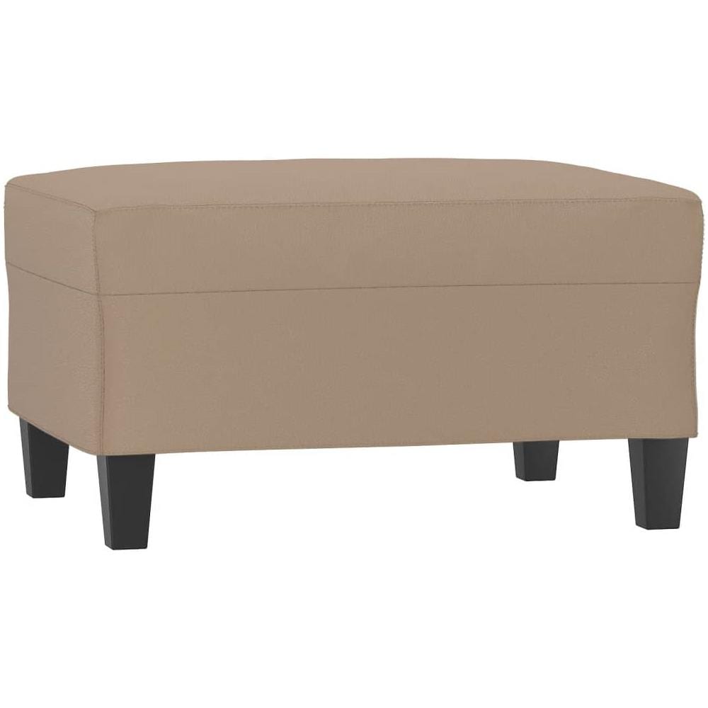 Poggiapiedi Cappuccino 70x55x41 Cm In Similpelle - Foto 2