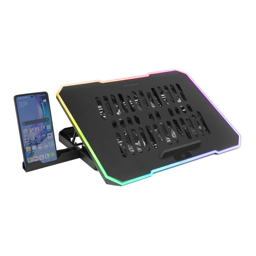 MNBC7 base di raffreddamento per laptop 40,6 cm (16") Nero - Foto 1