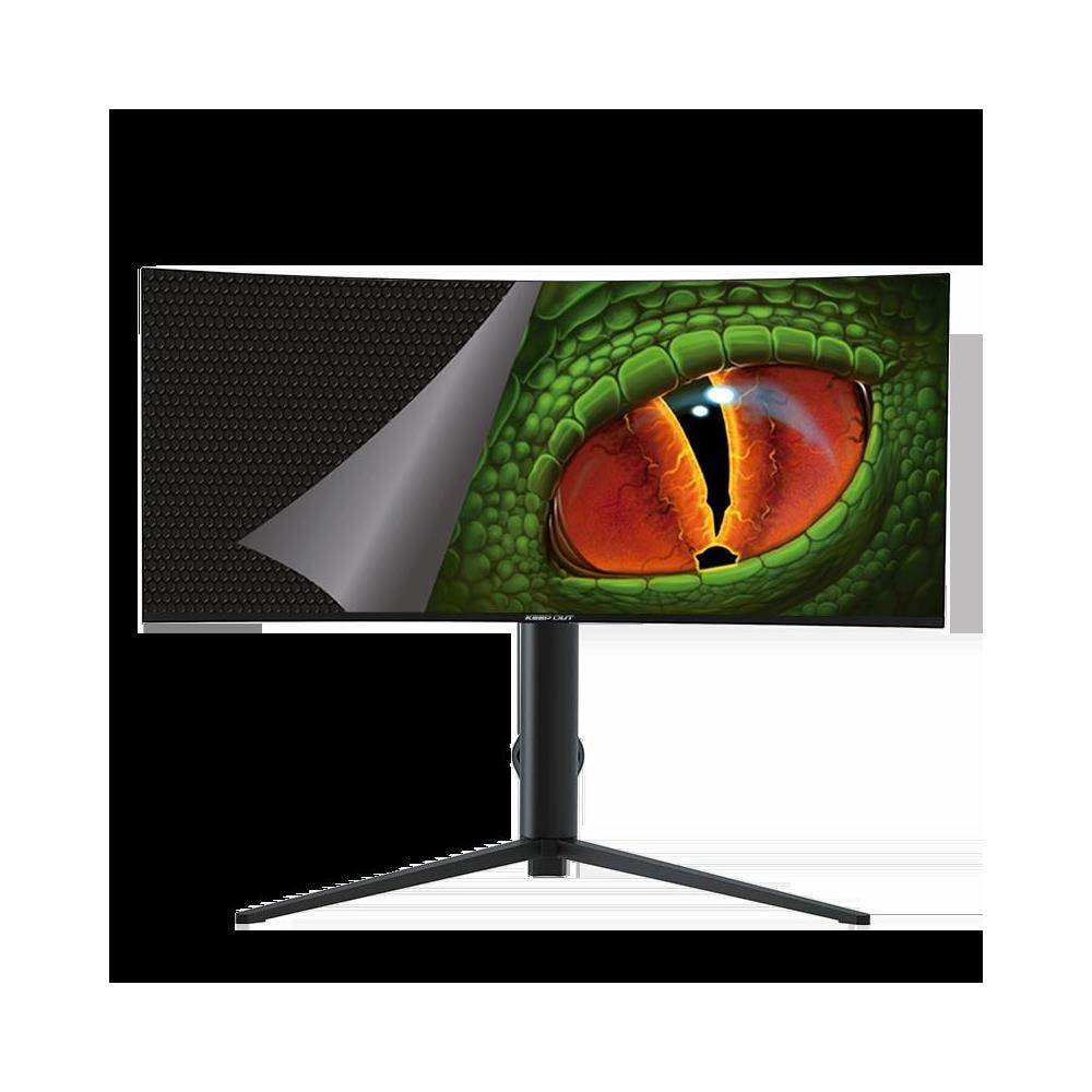XGM34UW LED display 86,4 cm (34") 3440 x 1440 Pixel UltraWide Quad HD Nero, Rosso - Foto 1