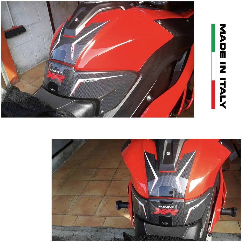 Kit S1000 Xr Adesivi 3D Protezioni Serbatoio Compatibili Per Moto Bmw S1000Xr - Foto 3