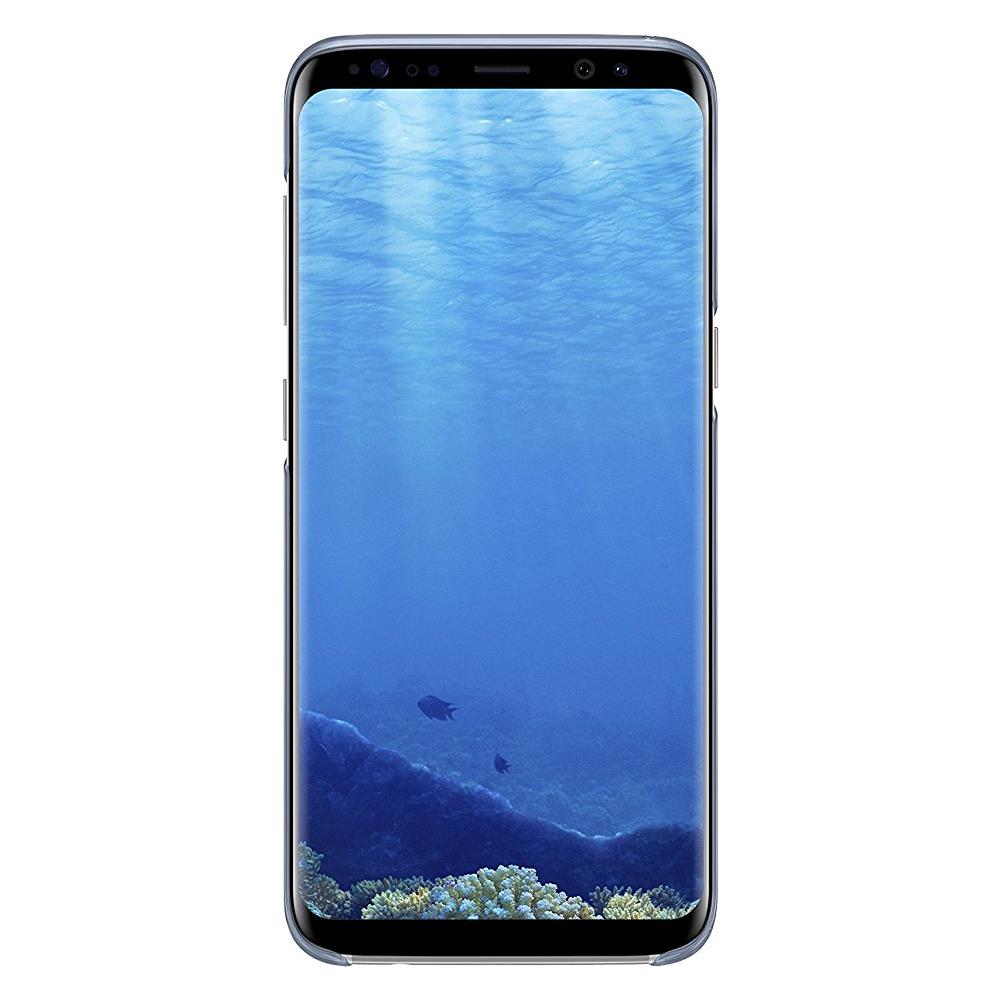 Cover in TPU per Galaxy S8 Colore Blu e Trasparente - Foto 4