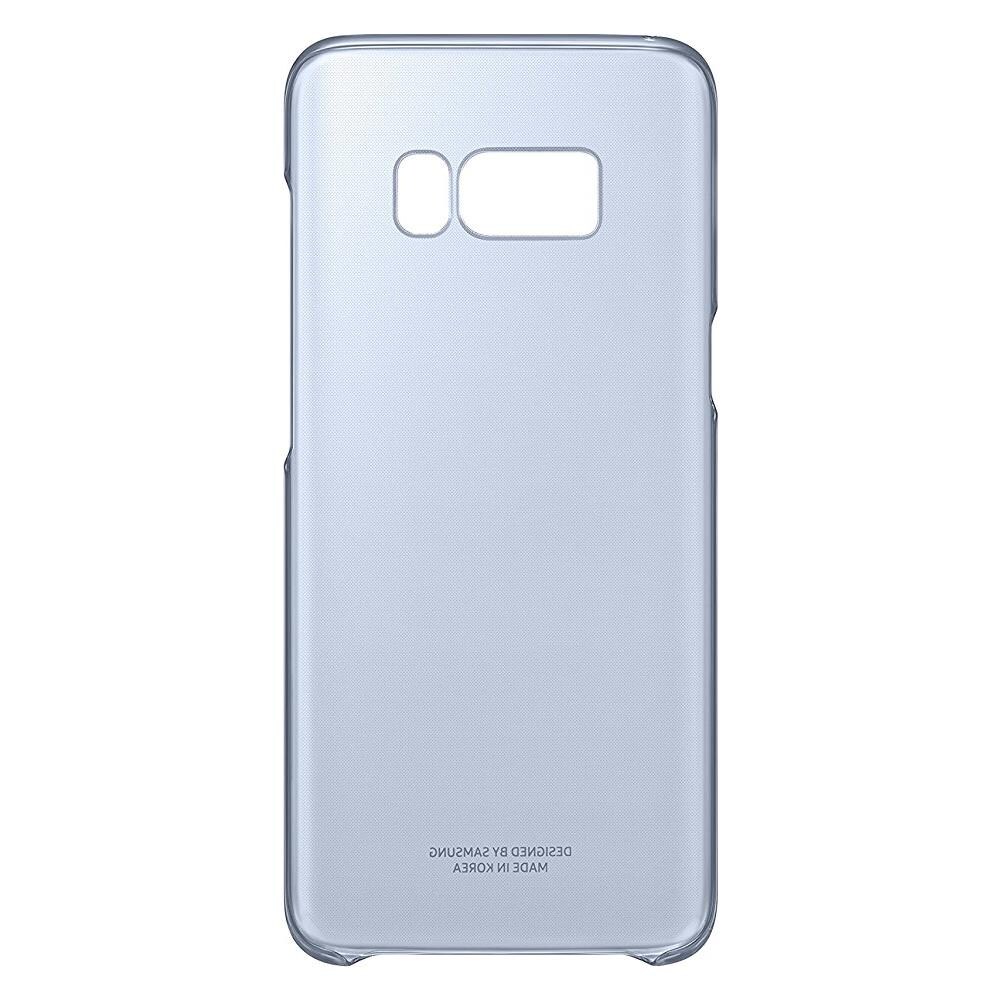 Cover in TPU per Galaxy S8 Colore Blu e Trasparente - Foto 1