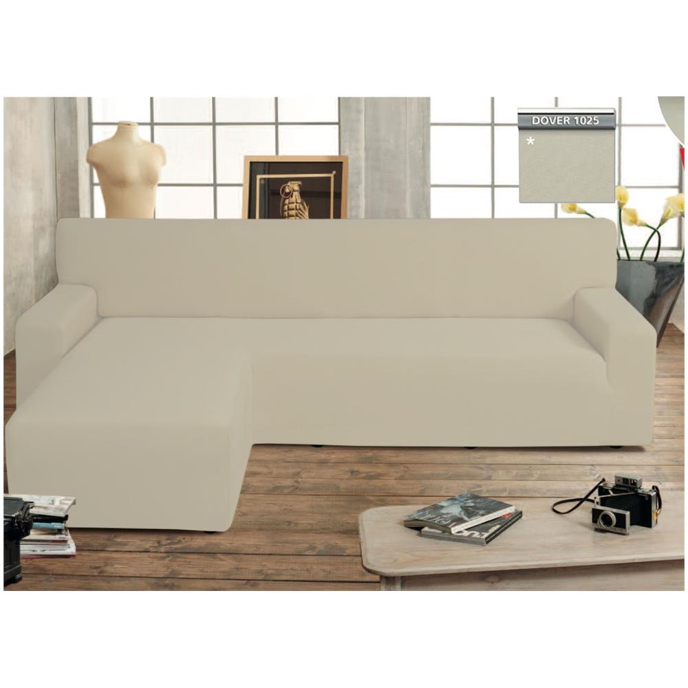 Copridivano Genius Con Penisola Chaise Longue Modello Swing Colore Dover Sinistra Dover - Foto 1