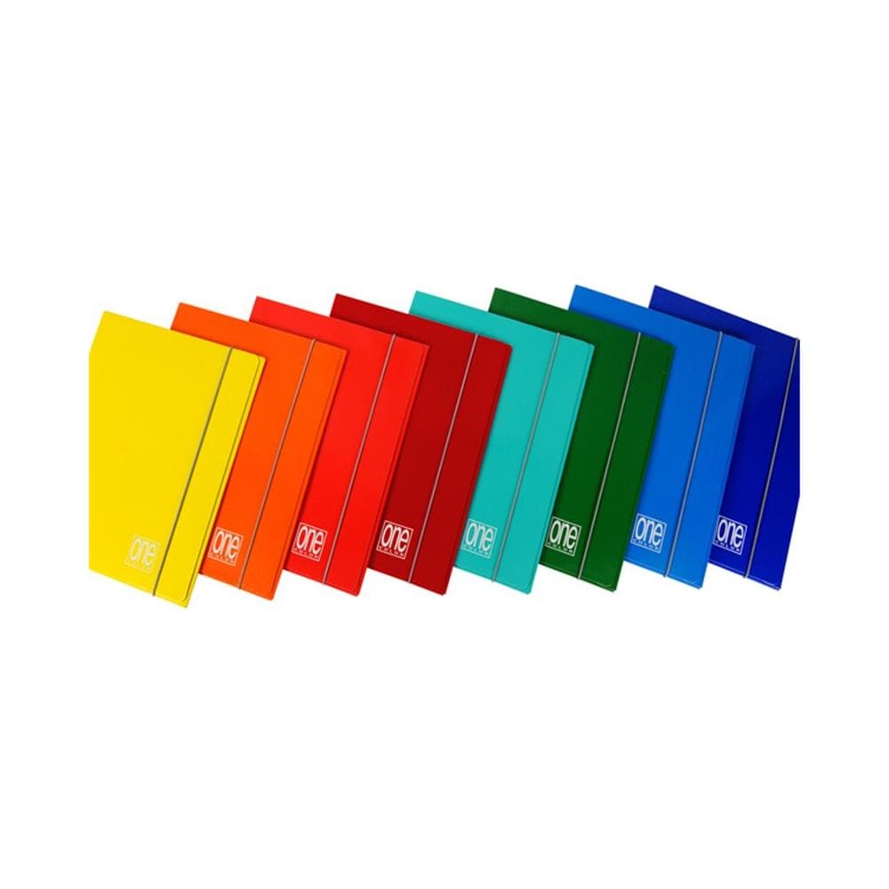 Cartella 3 Lembi Con Elastico One Color Blasetti - 26x35 Cm - 6506 (Assortiti Conf. 6)  - Foto 1