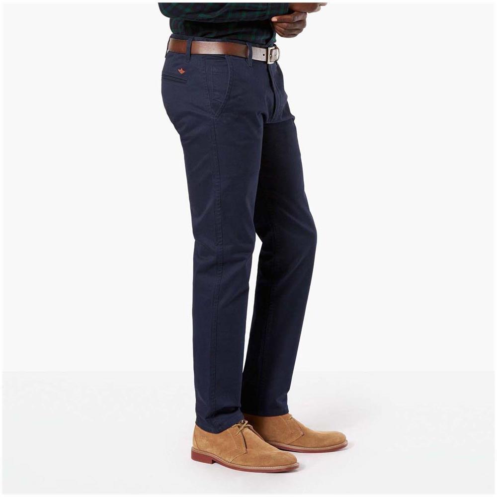 Pantaloni Alpha Khaki Slim Tapered L32 Abbigliamento Uomo W38-l32 - Foto 3
