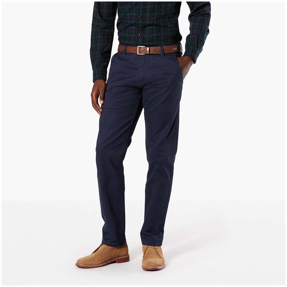 Pantaloni Alpha Khaki Slim Tapered L32 Abbigliamento Uomo W38-l32 - Foto 1