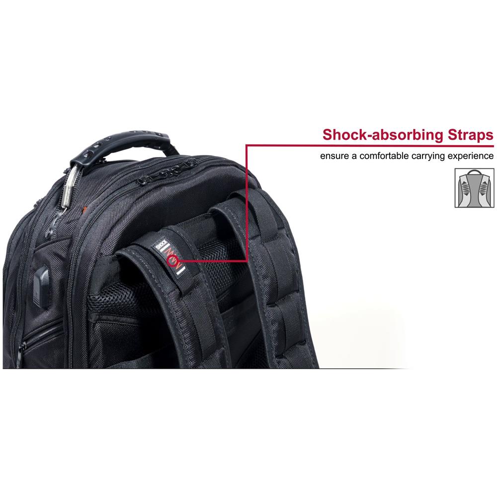 " Ibex Ballistic Deluxe - Zaino per laptop da 14""-40,64 cm (16""), colore: Nero" - Foto 9