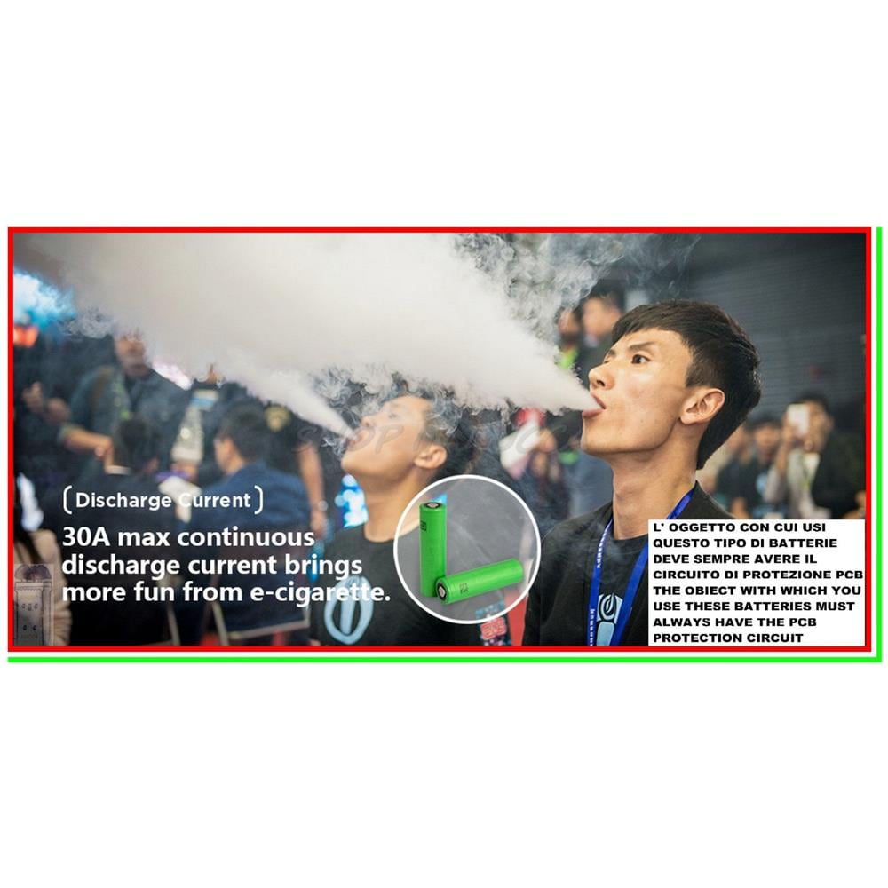 Batteria 18650 Vtc6 Pila Ricaricabile Litio 3120mah 30a Li-ion (ex Sony) - Foto 2