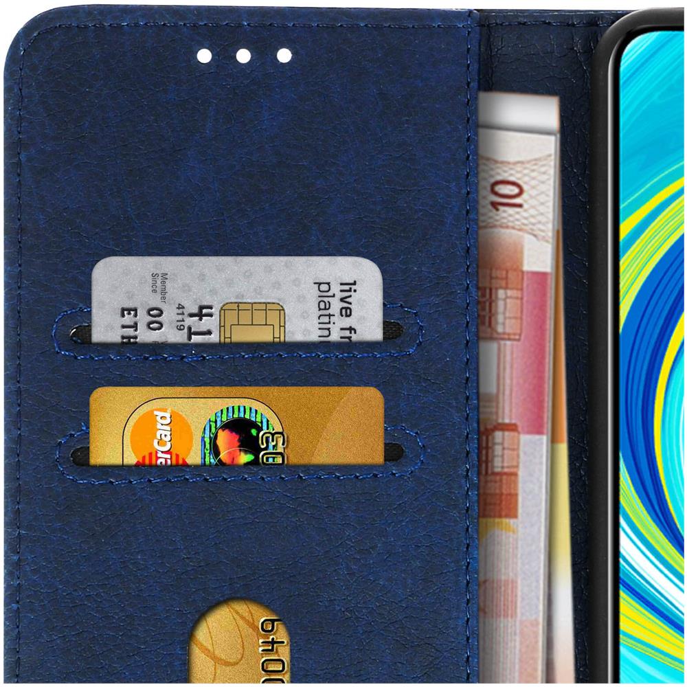 Custodia Xiaomi Redmi Note 9s / 9 Pro / 9 Pro Max Portadocumenti Supporto Blu - Foto 2