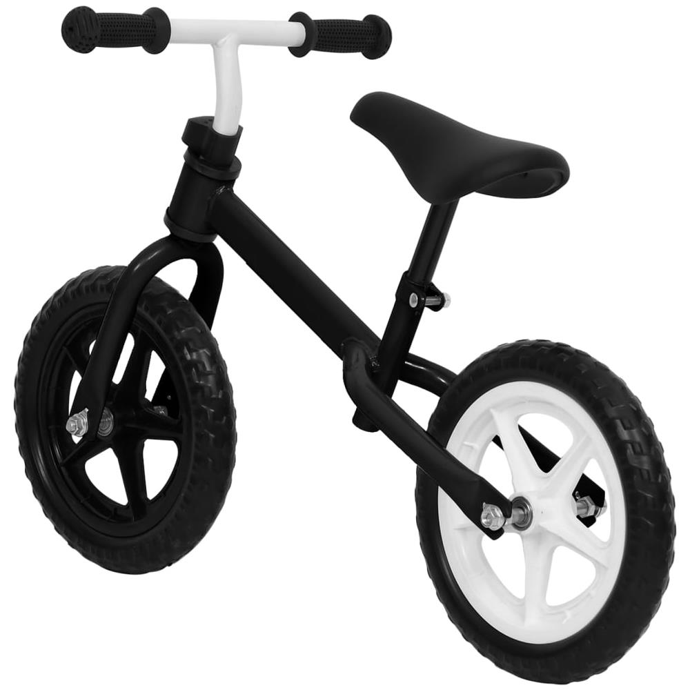 Bicicletta Senza Pedali con Ruote da 12 Pollici Nera - Foto 3