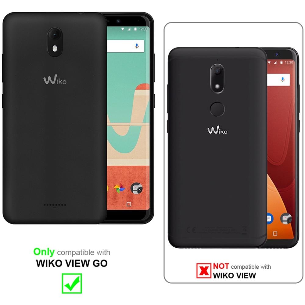 Custodia Compatibile Con Wiko View Go In Classy Blu Scuro - Coperchio Protettiva Con Chiusura Magnetica, Funzione Stand E Tasca Per Le Carte - Foto 2