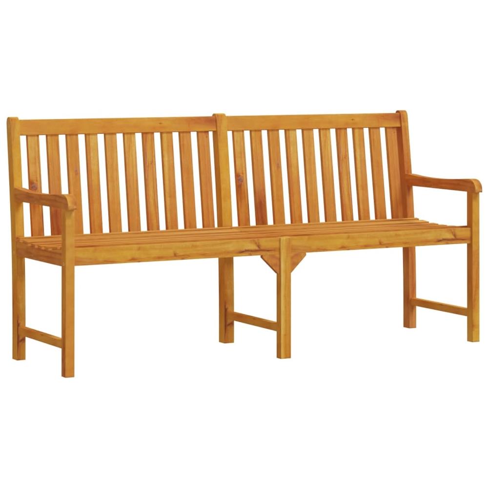 Panca da Giardino 180 cm in Legno Massello di Acacia - Foto 2