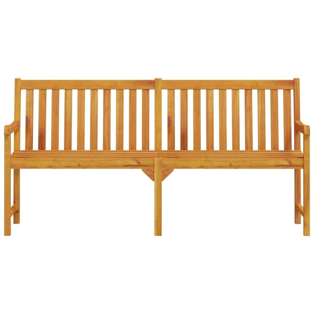 Panca da Giardino 180 cm in Legno Massello di Acacia - Foto 3