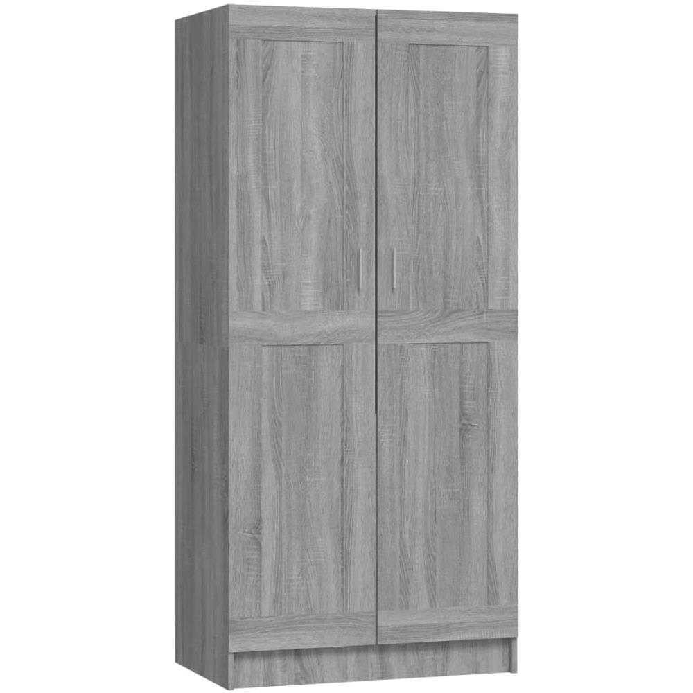 Armadio Grigio Sonoma 82,5x51,5x180 Cm In Legno Multistrato - Foto 2