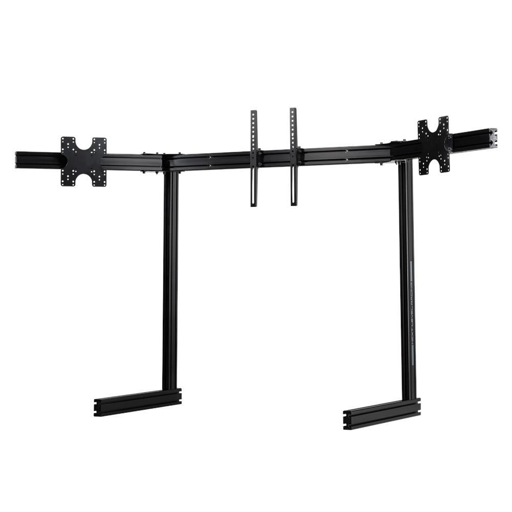 Elite Supporto Indipendente in Alluminio per Monitor Triplo 21"- 43" / Singolo Monitor da 65" - Nero - Foto 1