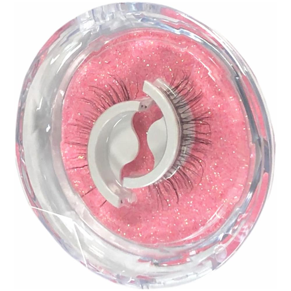 Ciglia Finte Autoadesive Stile Naturale 1 Paio Nero - Foto 1