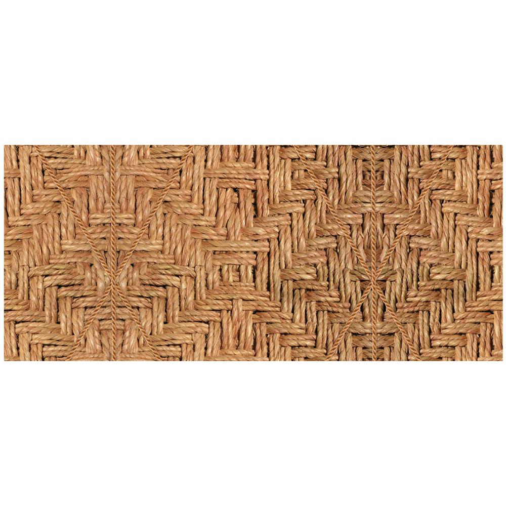 Tappeto Passatoia Cucina Digitale Antimacchia Antiscivolo Wicker Intrecci Corda 50x120 Wicker - Foto 1