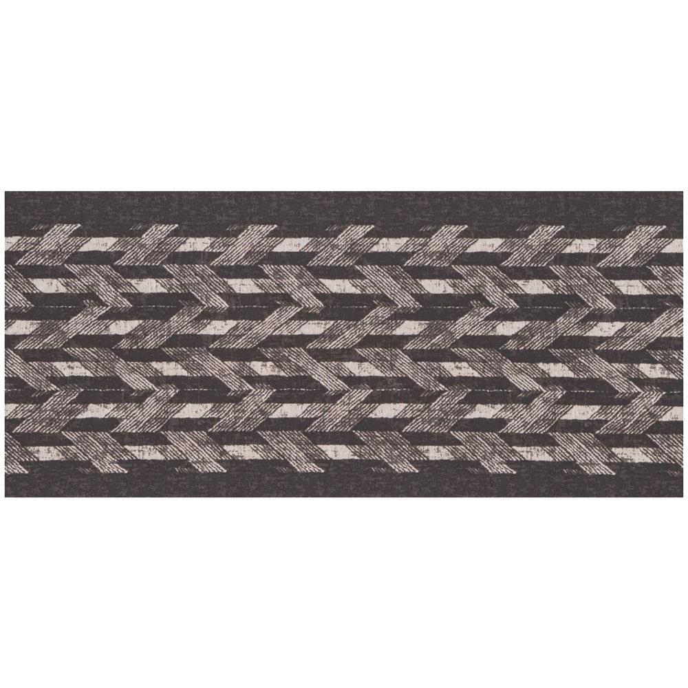 Tappeto Passatoia Tessuto Jacquard Linea Emozioni Disegno Wool Carbone 57x500 Carbone - Foto 1