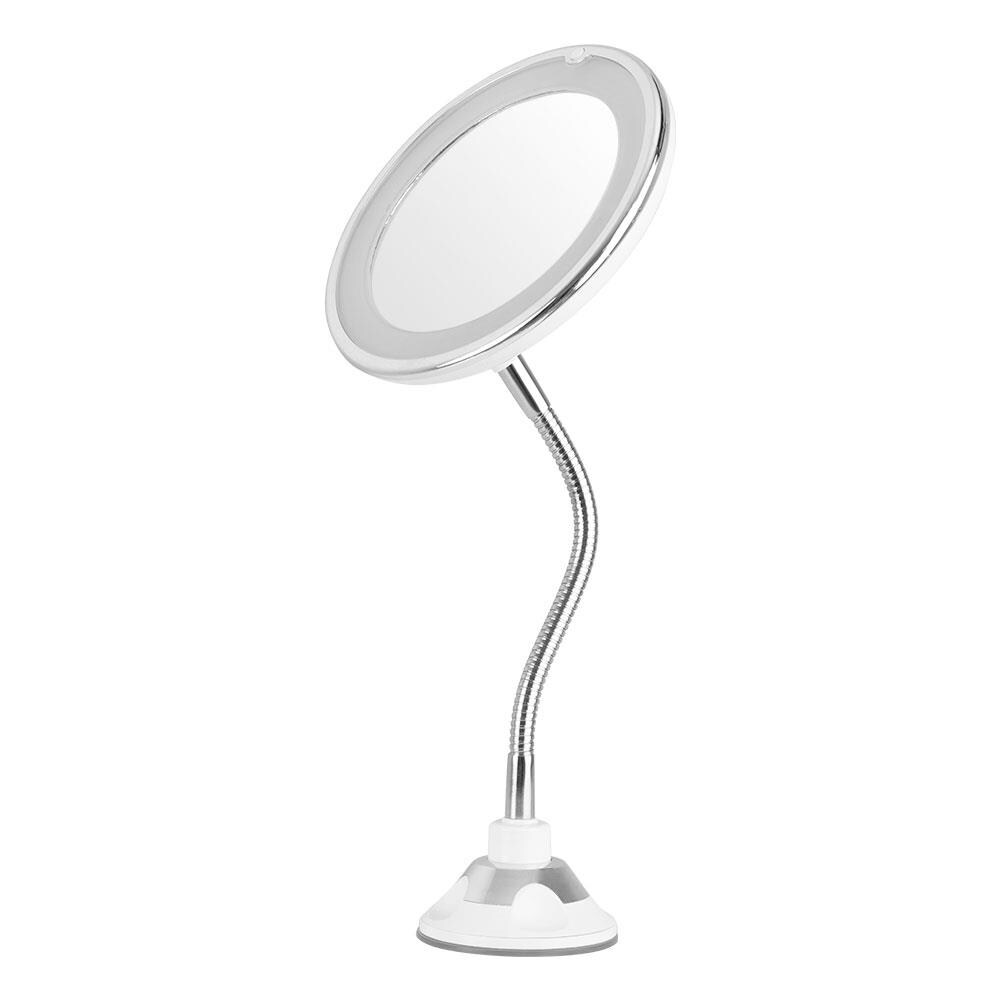 ESP 1020 specchietto per trucco Ventosa Rotondo Argento, Bianco - Foto 2