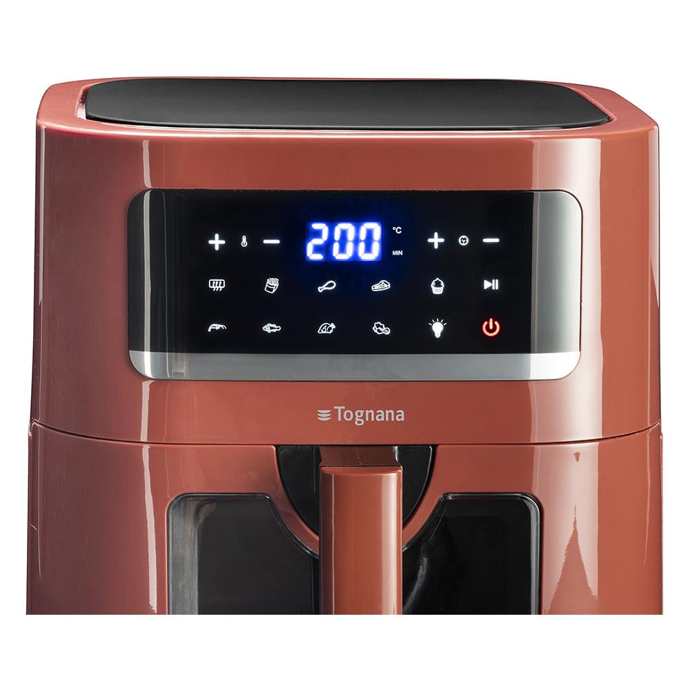 Friggitrice D2DFA03IRRO Capacità 7 Litri 1800 Watt Colore Rosso - Foto 4