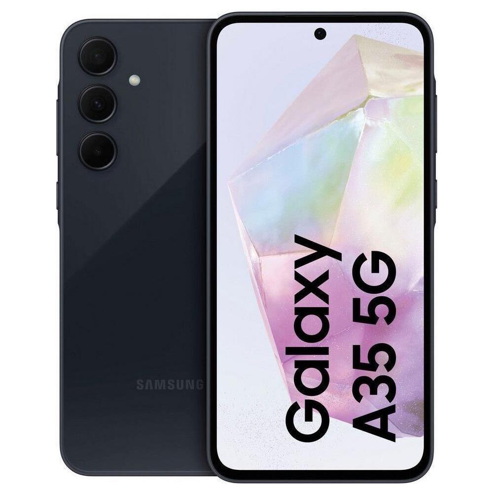 Galaxy A35 5G 128GB 6GB Ram Display 6.6" AMOLED Slot Nano SD Dual Sim Fot. 13 Mpx Android 14 Awesome Navy Tim - Foto 1
