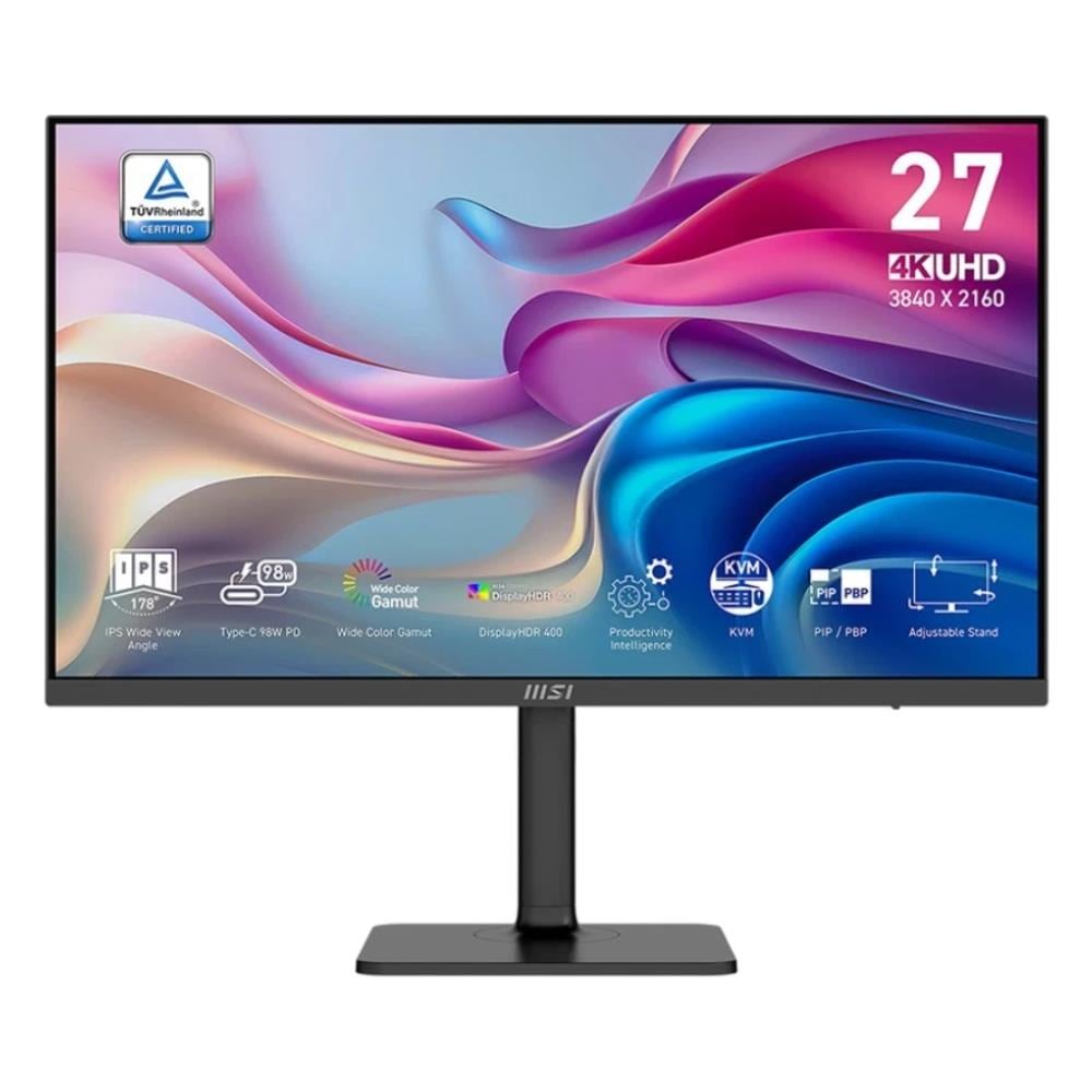 Monitor 27" IPS Flat 9S6-3PB19H-270 4K Ultra HD Tempo di risposta 4 ms - Foto 1