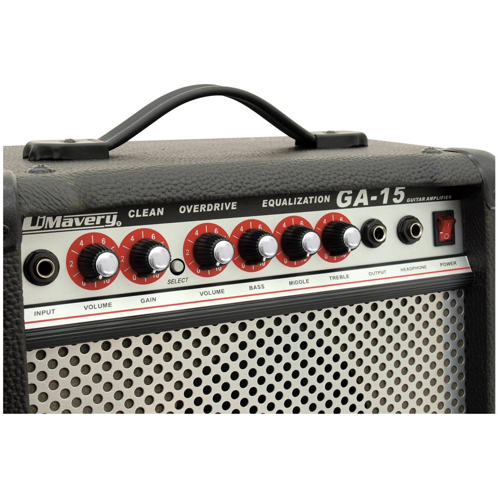 Amplificatore Per Chitarra 15w Woofer 15.26 Cm 6. Nero Dimavery Ga-15 - Foto 2