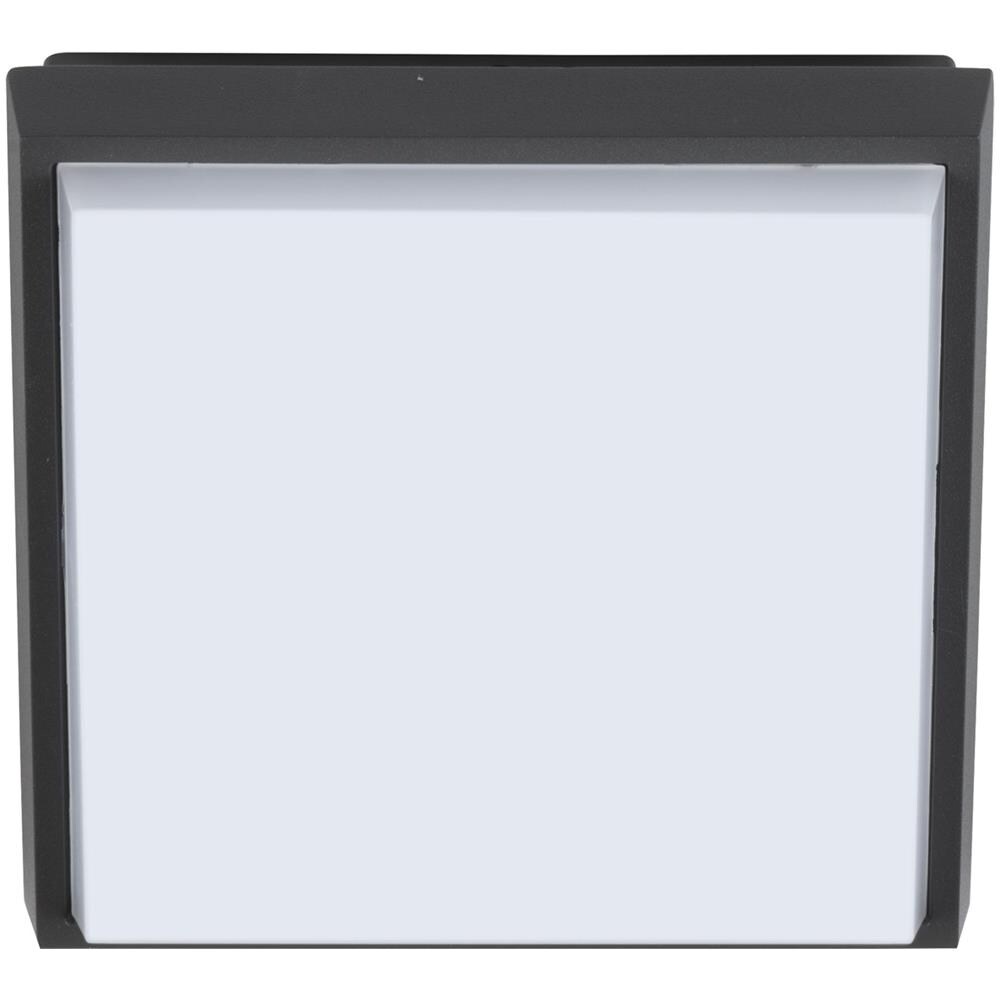 Smart Plafoniera Quadrata Led In Antracite 175mm - Foto 1