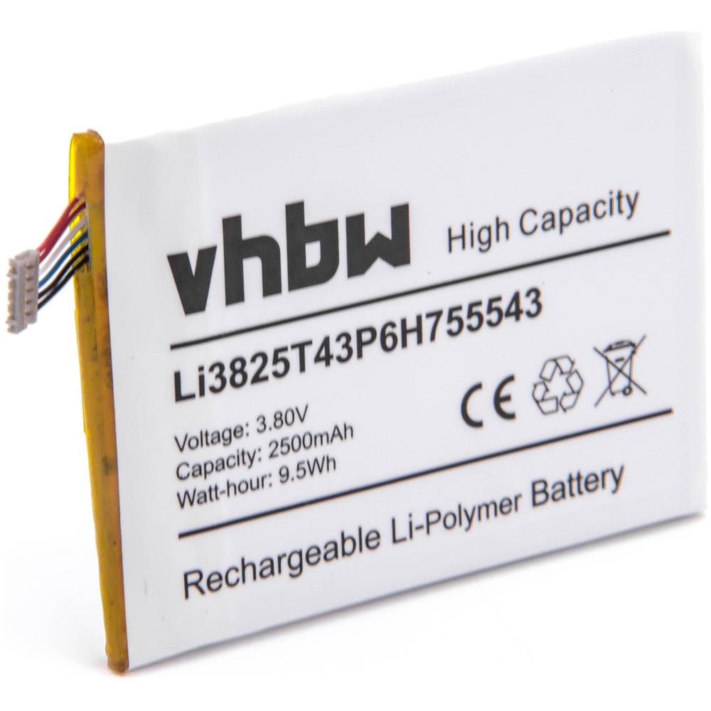 Batteria 2500mah (3.8v) Per Zte Q705, Q705u Sostituisce Li3825t43p6h755543. - Foto 1