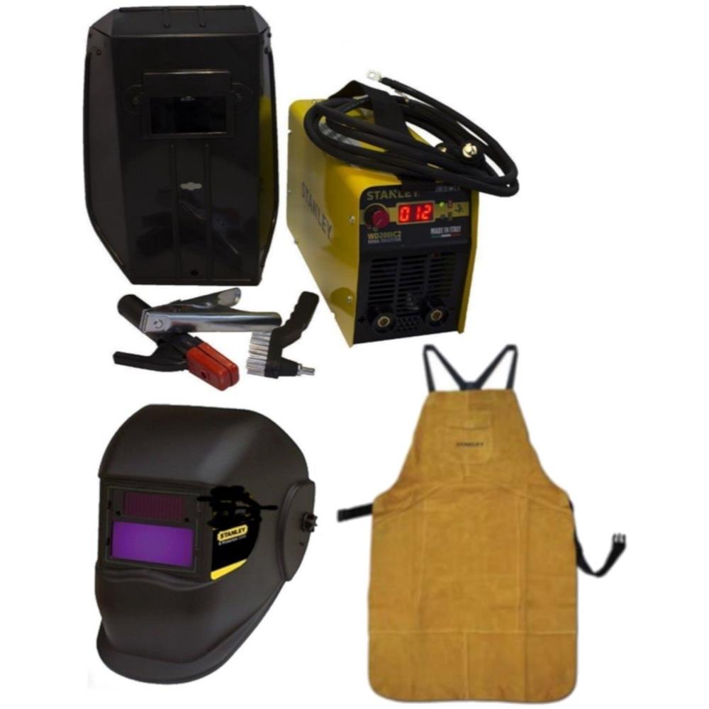 Saldatrice Inverter Wd200ic2 200a Maschera Autoscurante Kit Camice - Foto 1