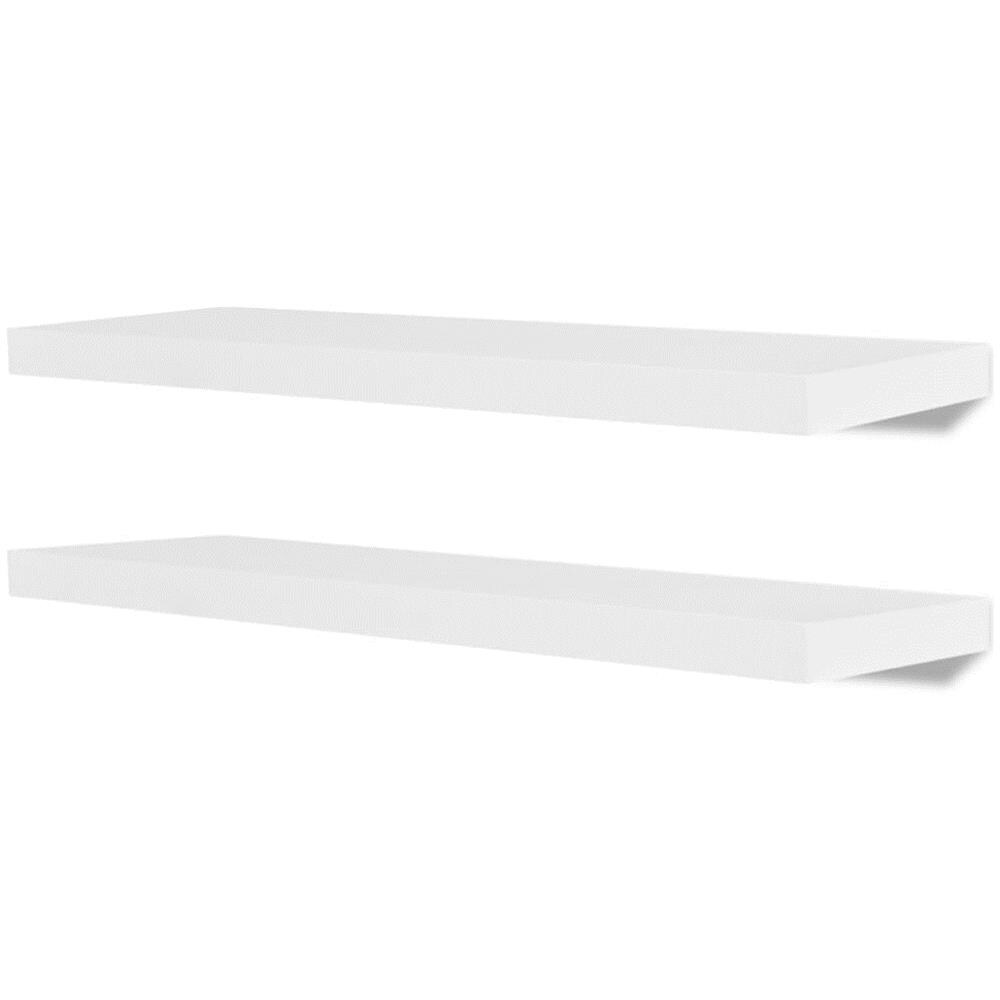 Mensole A Parete 4 Pz Bianche 80 Cm - Foto 2
